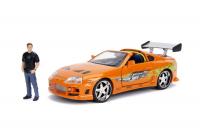 Rychle a zběsile auto 1995 Toyota Supra 1:24 + figurka Brian O’Conner